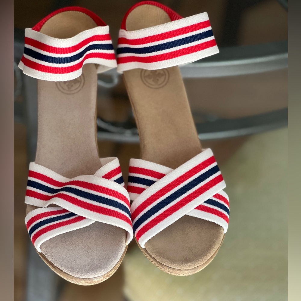 Charleston Shoe Company wedge sandals. Size 8. Great condition!
